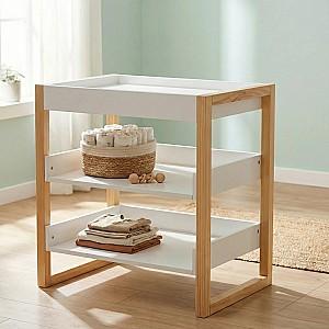 Masa de infasat Moni Timber White