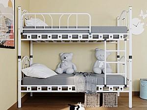 Pat copii MG-Plus Orkide (cu 2 nivele) 90x200 Alb