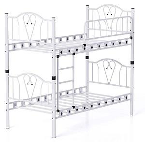 Pat copii MG-Plus Orkide (cu 2 nivele) 90x200 Alb