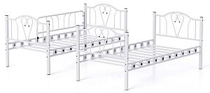 Pat copii MG-Plus Orkide (cu 2 nivele) 90x200 Alb
