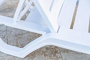 Sezlong Capissi Sunbed Alb
