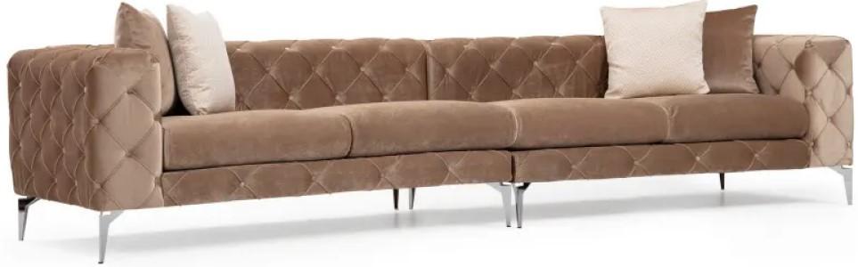 Canapea Trendy Como Crema inchisa