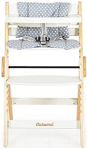 Scaun de masa simplu Moni Caramel White