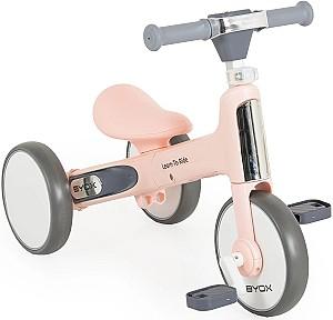 Bicicleta fara pedale Moni 2 in 1 Learn to Ride Pink