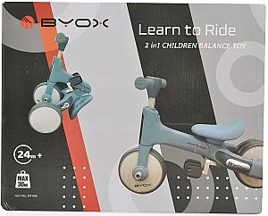 Bicicleta fara pedale Moni 2 in 1 Learn to Ride Pink
