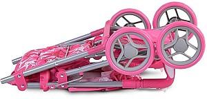 Carucior pentru papusa Moni Stars Pink