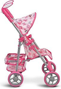 Carucior pentru papusa Moni Flower Garden Pink