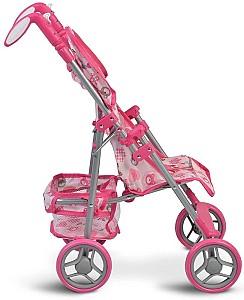Carucior pentru papusa Moni Flower Garden Pink