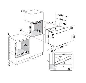 Cuptor electric incorporabil Whirlpool WOI4S8CM1SBA
