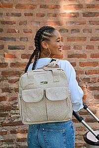 Genta pentru mamici Moni Mivida Beige