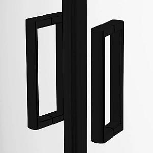 Cabina de dus New Trendy Suvia Black 90x90x206 ZS-0040 (cu cadita)