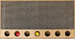 Ansamblu pentru pisici Record Cardboard with Balls (6156.8)