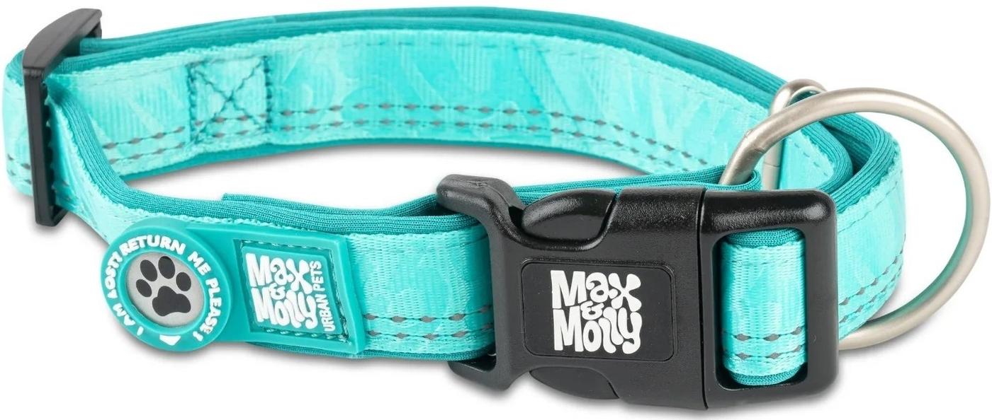 Zgarda pentru caini Max & Molly Matrix 2.0 Turquoise L (306084)