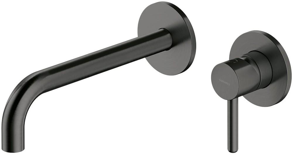 Baterie pentru lavoar Omnires Y Brushed Graphite Y1215HLGR (19-21cm)