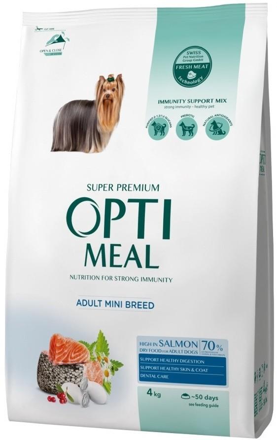 Hrana uscata pentru caini Optimeal Adult Mini Salmon 4kg