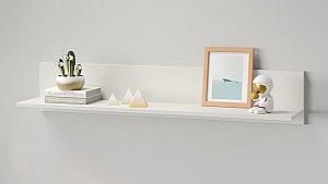 Raft de perete MBS Lilu (110x22x20 cm) Alb