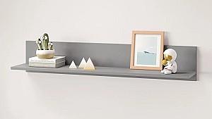 Raft de perete MBS Lilu (110x22x20 cm) Gri