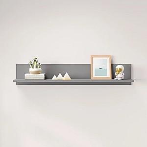 Raft de perete MBS Lilu (110x22x20 cm) Gri