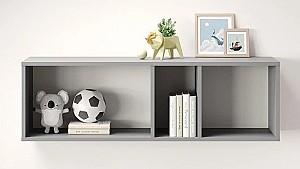 Raft de perete MBS Lilu (110x27x34 cm) Gri