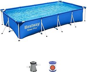 Piscina cu carcasa BESTWAY Steel Pro 400x211x81cm (56424)