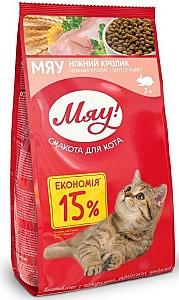 Hrana uscata pentru pisici Myau Adult Rabbit 2kg