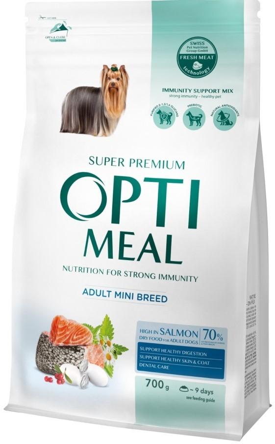 Hrana uscata pentru caini Optimeal Adult Mini Salmon 700g