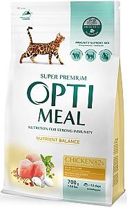 Hrana uscata pentru pisici Optimeal Adult Cat Nutrient Balance Chicken 700g