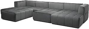 Canapea coltar Crinela Monaco (M04L+M05+M01+M0 1+M03R+3 perne) Gri Inchis