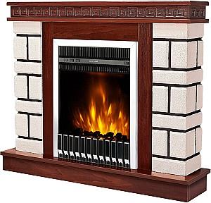 Semineu electric ArtFlame Nazarii Mini Nut & Gala Silver