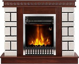 Semineu electric ArtFlame Nazarii Mini Nut & Gala Silver