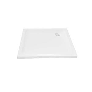Cadita de dus New Trendy Mild Rectangular White 90x90x4.5mm B-0626