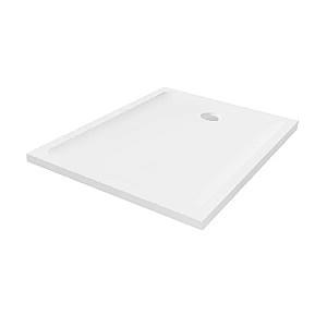 Cadita de dus New Trendy Mild Rectangular White 100x80x4.5mm B-0633