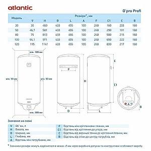 Boiler electric Atlantic O’ProP+ 120 L VM