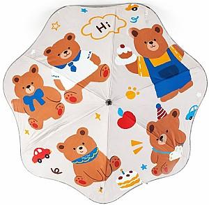 Umbrela New World 0056 Bears Grey
