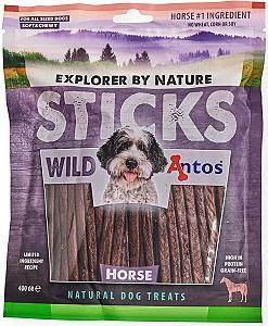 Snackuri pentru caini Antos Wild Sticks Horse 400g