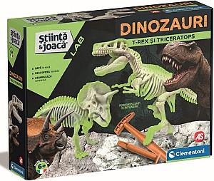Set de cercetare pentru copii AS Company Dinozauri: T-Rex si Triceratop RO (1026-50749)
