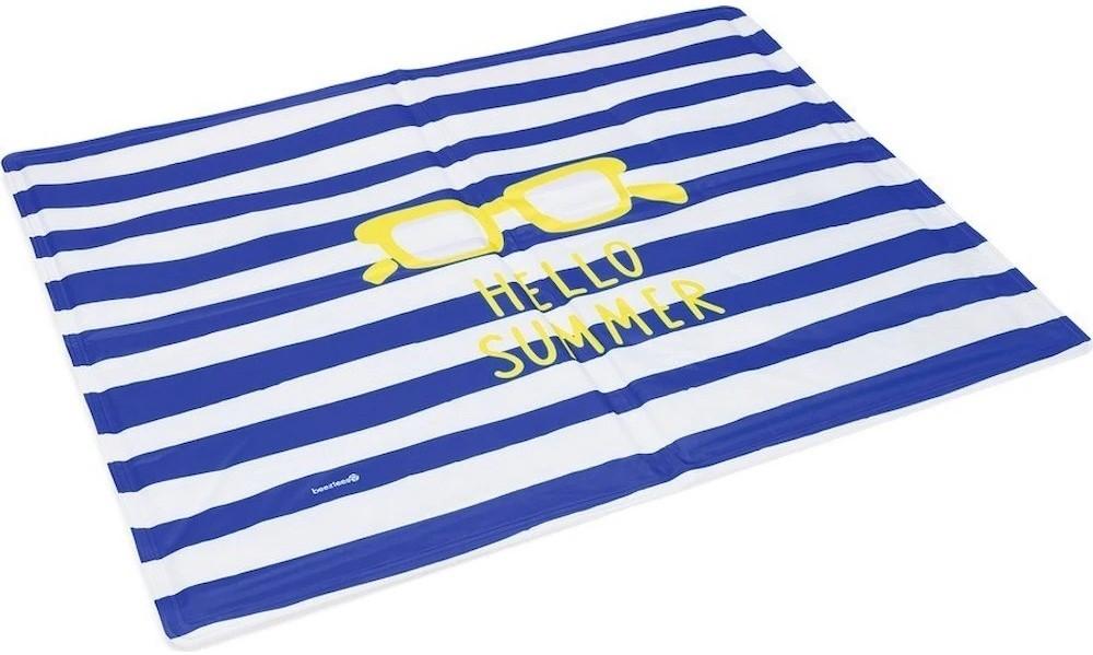 Pat pentru caine Beeztees Hello Summer Blue/White