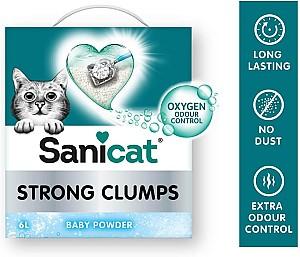 Asternut pentru litiere Sanicat Strong Clumps 6L