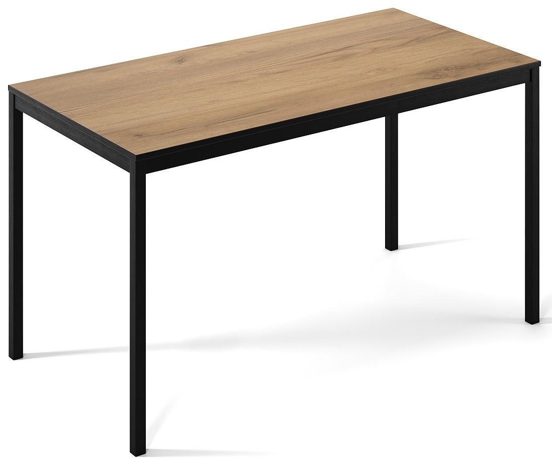 Masa de birou MobiCasa Brevity Loft 67x140 Stejar Kraft Auriu/Negru