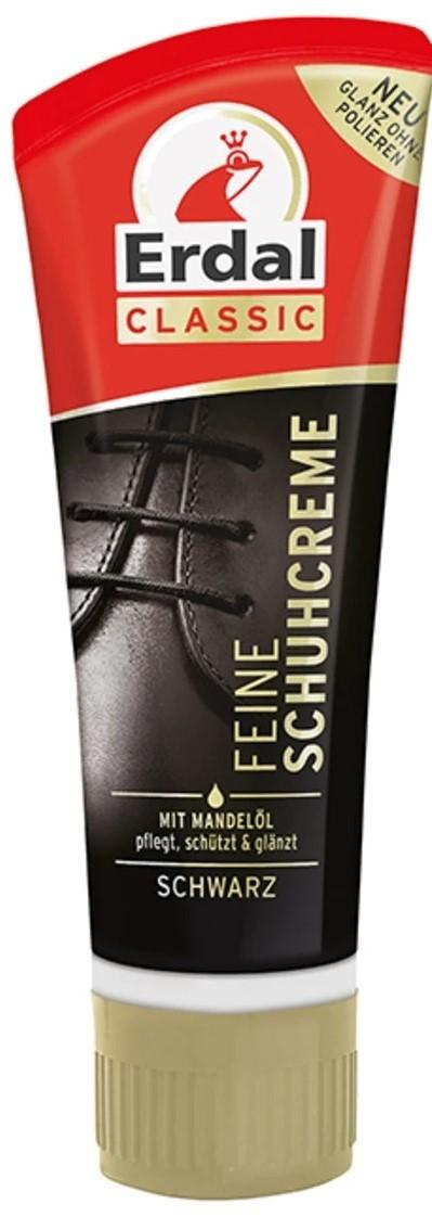 Crema pentru incaltaminte Erdal Classic Schuhcrem Black Tube 75ml