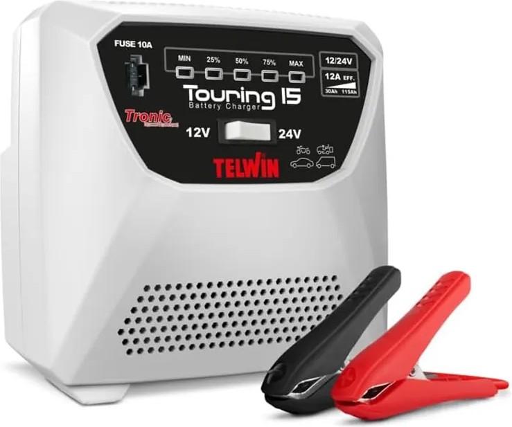 Incarcator acumulator auto Telwin TOURING 15 Tronic 12/24 V DC