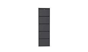 Dulap pentru incaltaminte Trendy Locking 5 Piece Metal
