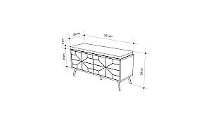 Dulap pentru incaltaminte Trendy Dune Bench