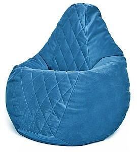 Fotoliu puf Beanbag Maserrati Romb XL Light Blue