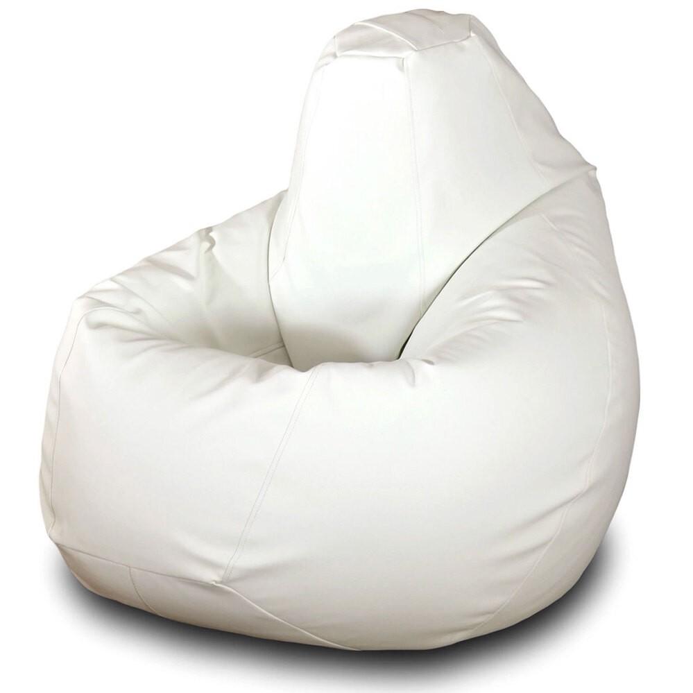 Fotoliu puf Beanbag Gloss Pear Max XXL White