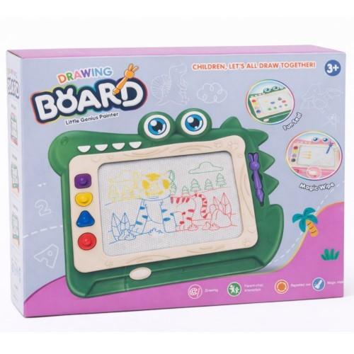 Tabla de scris pentru copii New World Dinosaur Pink 888
