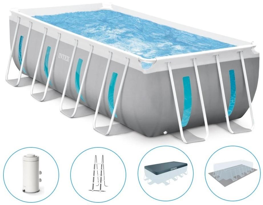Piscina cu carcasa Intex Prism Frame Clearview Premium (26770)