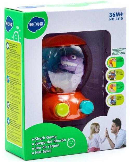 Jucarie interactiva Hola Toys Hungry Shark Orange 3110