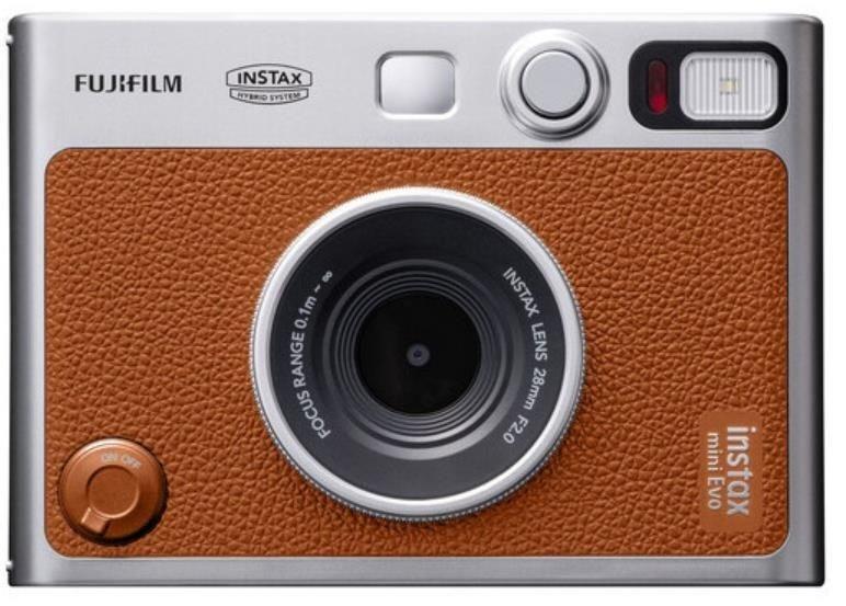 Aparat foto instant Fujifilm Instax Mini Evo Brown