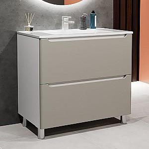 Dulap sub lavoar Bayro Bergamo Light Grey 1000